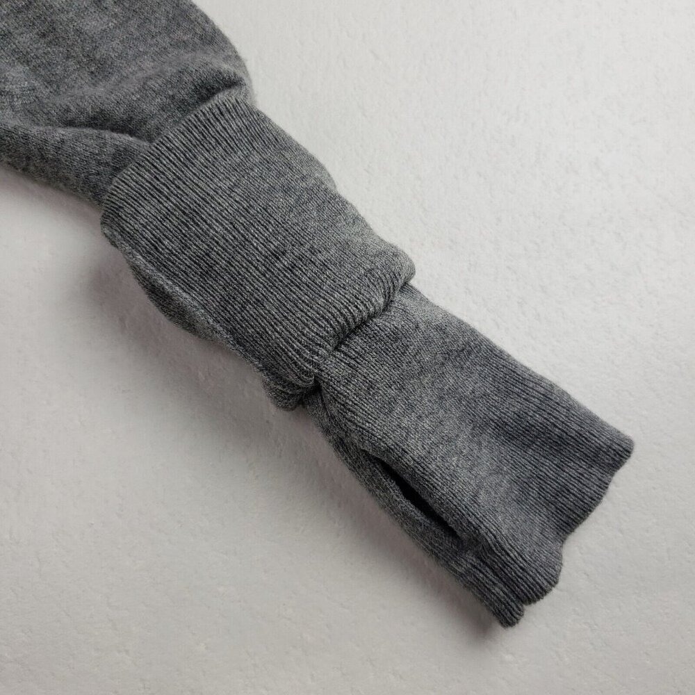Lululemon Sunset Savasana Pullover Womens 4 Gray Merino Wool Open Sweater NO TAG - Picture 6 of 11